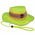 Ergodyne Chill-Its 8935MF Hi-Vis Microfiber Ranger Sun Hat, Polyester/Microfiber, 2X-Large/3X-Large, Lime 12594